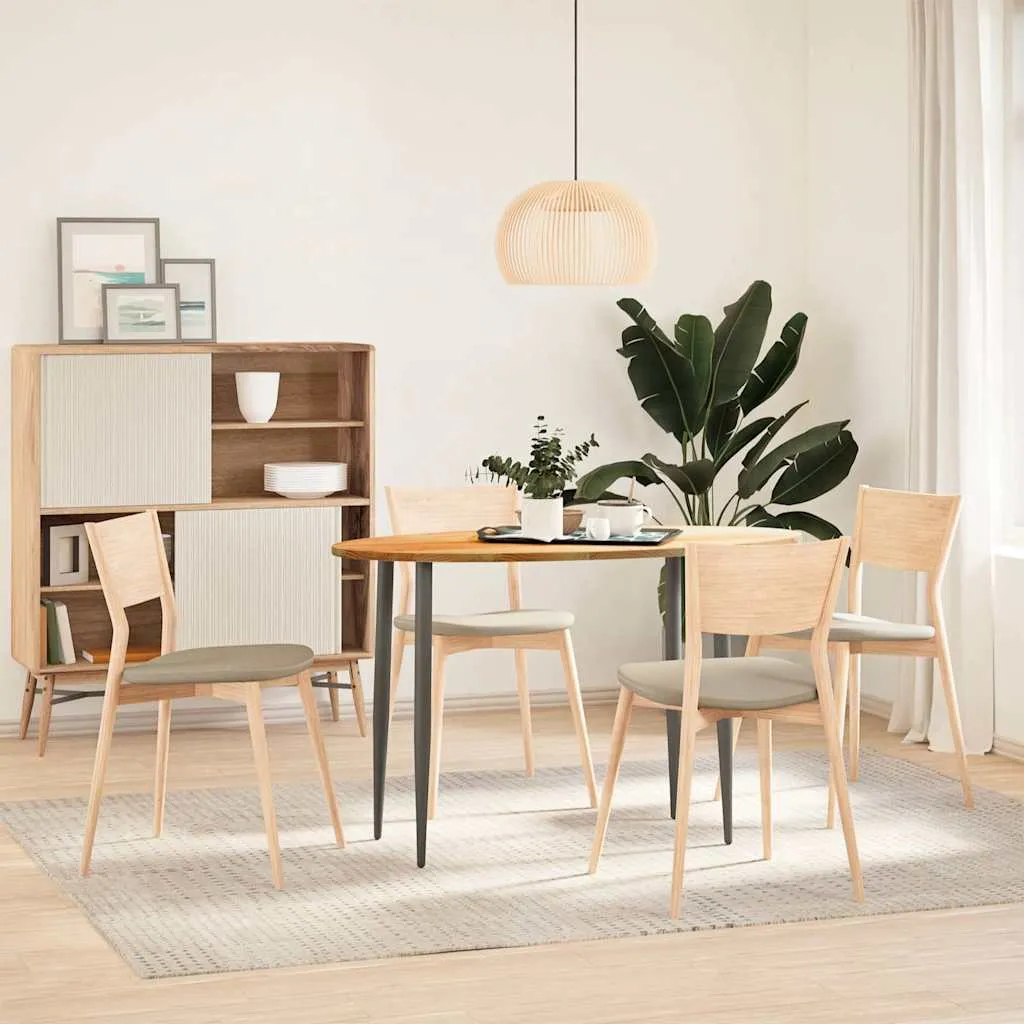 Rendi Unica la tua Casa: Piano Ovale in Rovere vidaXL 120x60 - 3