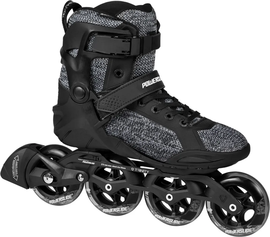 Rollers 3 roues Phuzion Radon Enzo 90mm 83A Trinity noir taille 42 agile - 2