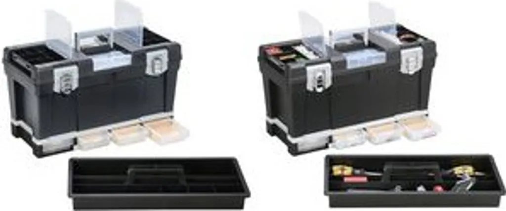 Allit 476320 McPlus Depot S Mallette à outils vide en plastique robuste