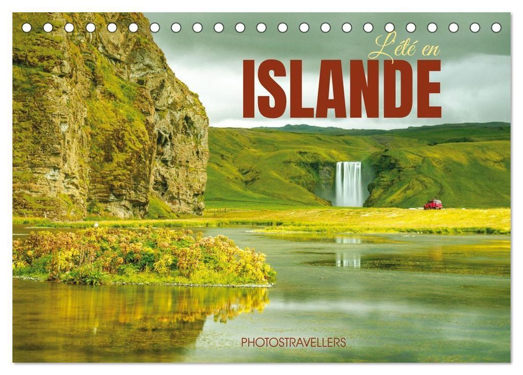 L'été en Islande (Calendrier de bureau 2027 DIN A5 vertical), CALVENDO calendrier mensuel