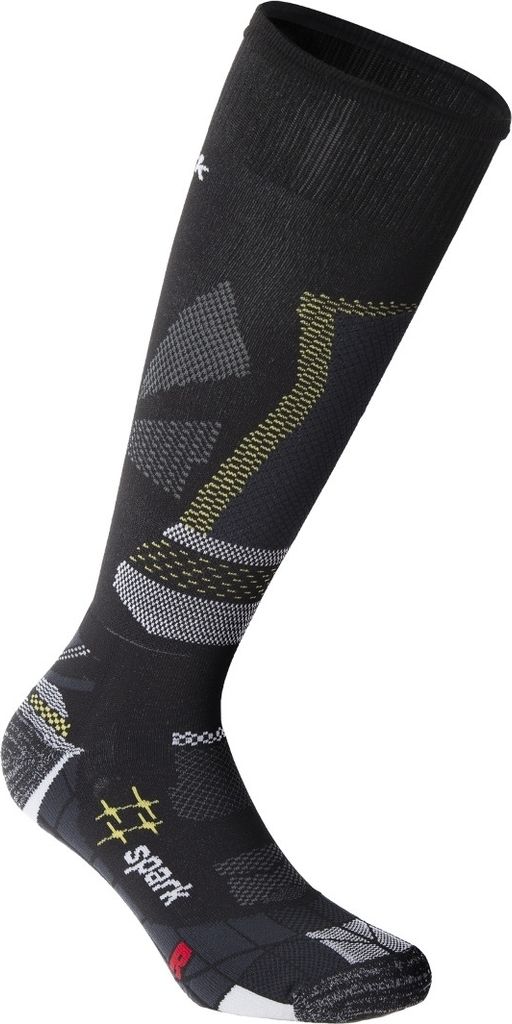 Spark Futo Brio Light Socken Lang, schwarz, S