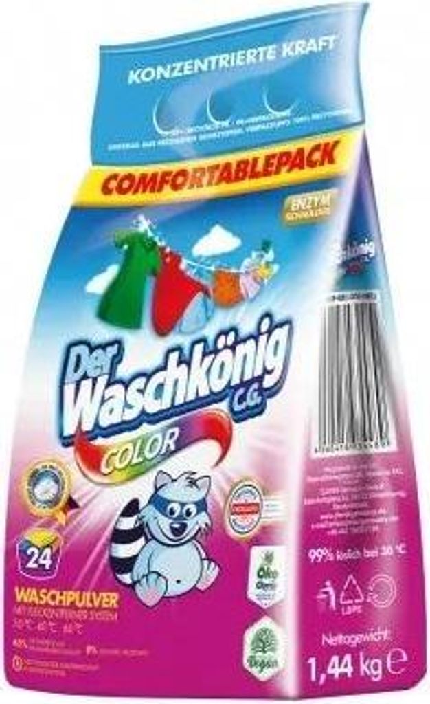 Der Waschkönig Color Waschpulver 1,44 kg - 24WL