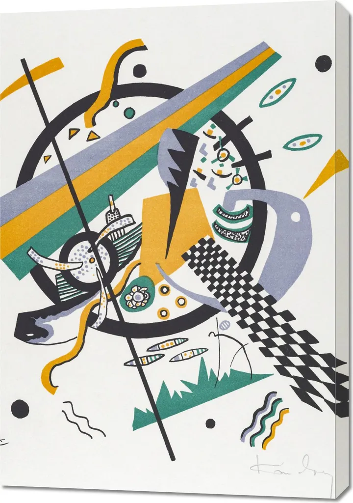 Tableau Kandinsky Petits mondes IV 70x100cm pour salon vintage art