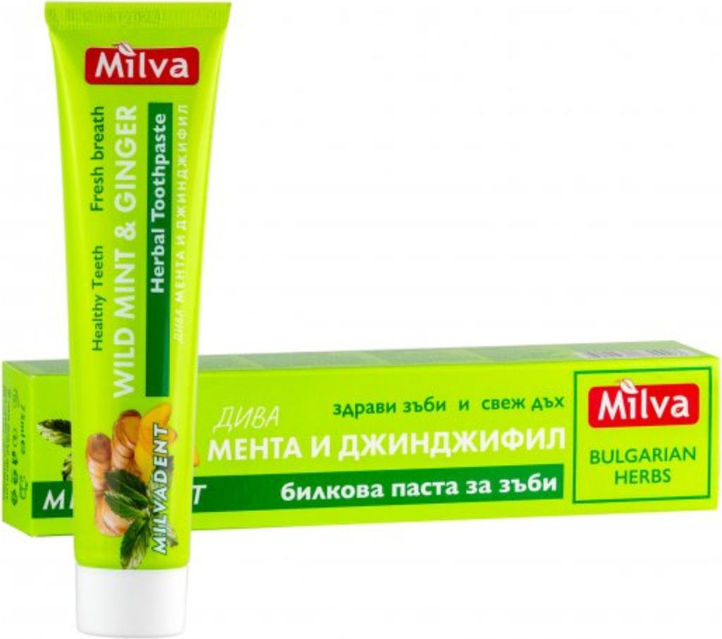 Milva zubná pasta s mätou a zázvorom 75ml Obrázok produktu 