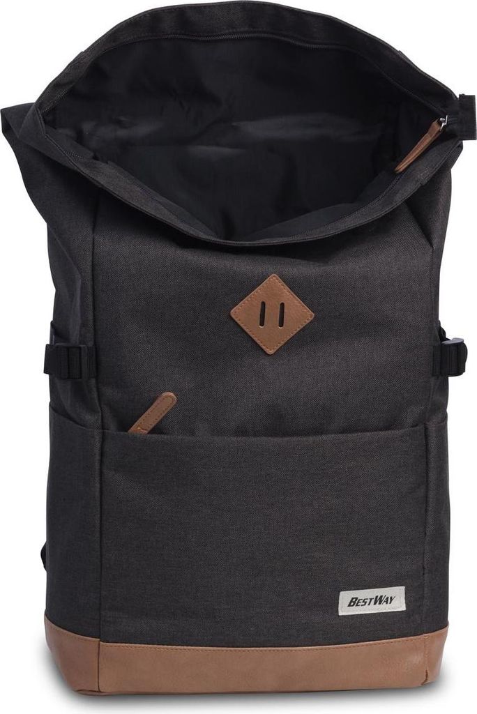 BestWay Campus Style Rucksack: Schwarz Produktbild 
