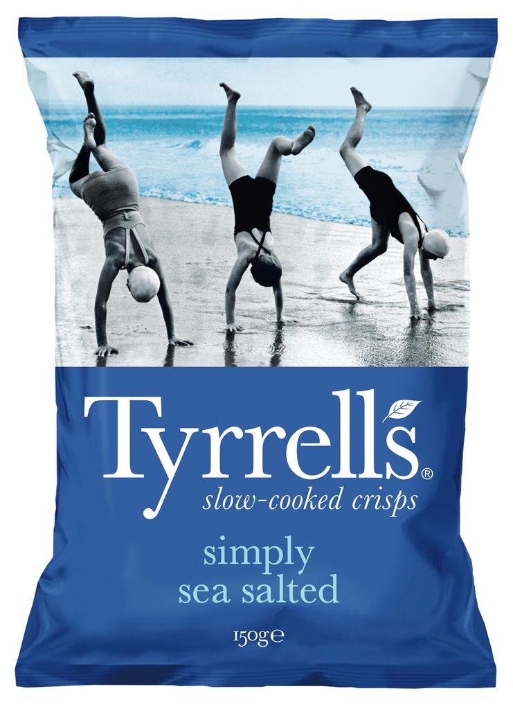 Tyrrells simply sea salted 150g Produktbild 