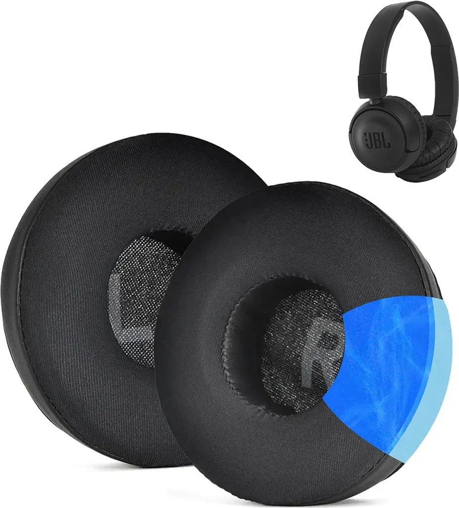 Rinnova le tue JBL! Cuscinetti Morbidi T450BT T500BT T600BT Nero