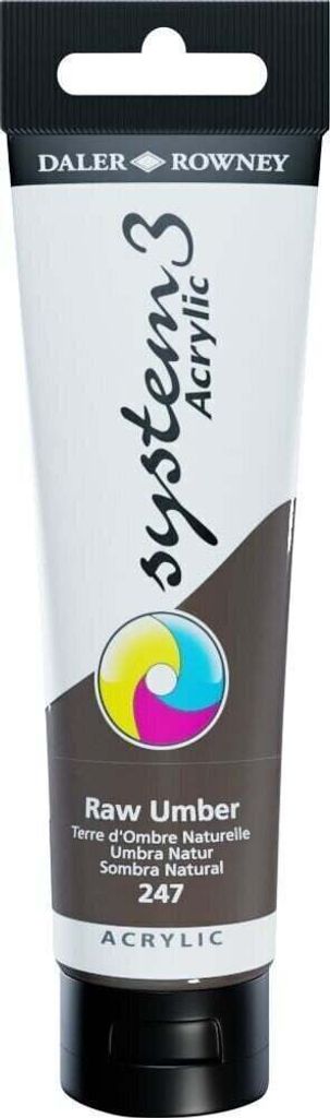 Daler Rowney System3 Acrylfarbe Raw Umber 150 ml 1 stk
