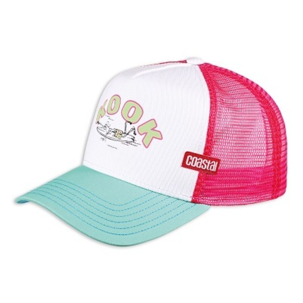 Coastal Trucker Cap HFT Kook White/Mint/Pink