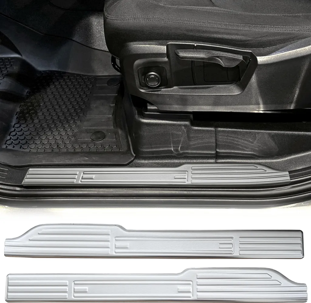 Seuils de porte acier inoxydable mat Land Rover Defender L663 dès 2020