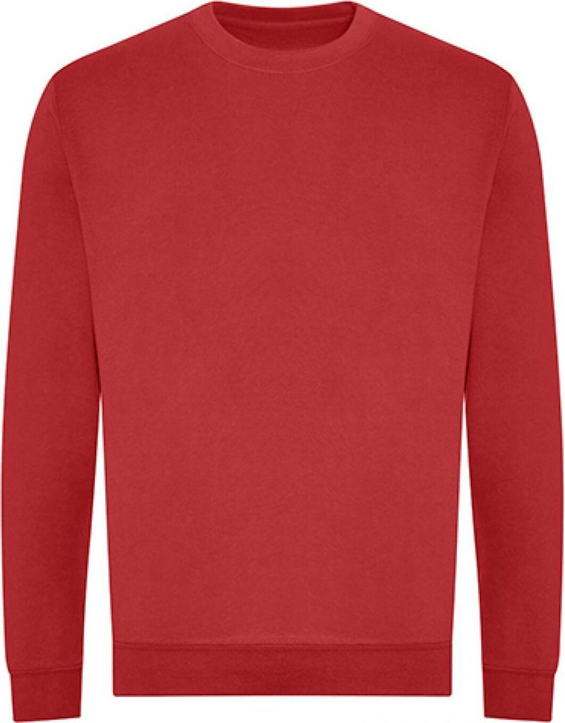 Just Hoods JH230 | Herren Sweat, Organic Sweat, Baumwolle - Farbe: Fire Red - Größe: M