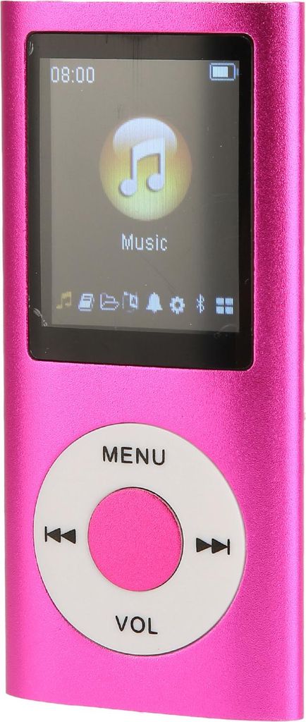 1,8-Zoll-Player mit Speicherkartenunterstützung, ultradünnem LCD-Display und Bluetooth für Schüler und Studenten, die gerne laufen oder walken.