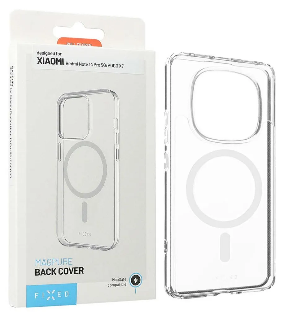 Coque MagPure FIXED pour Xiaomi Redmi Note 14 Pro 5G et POCO X7 Transparente - 2