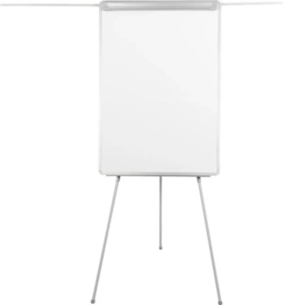 Flipchart Bi-Office Réglable 70x100 cm avec Surface de Note Blanche - 4