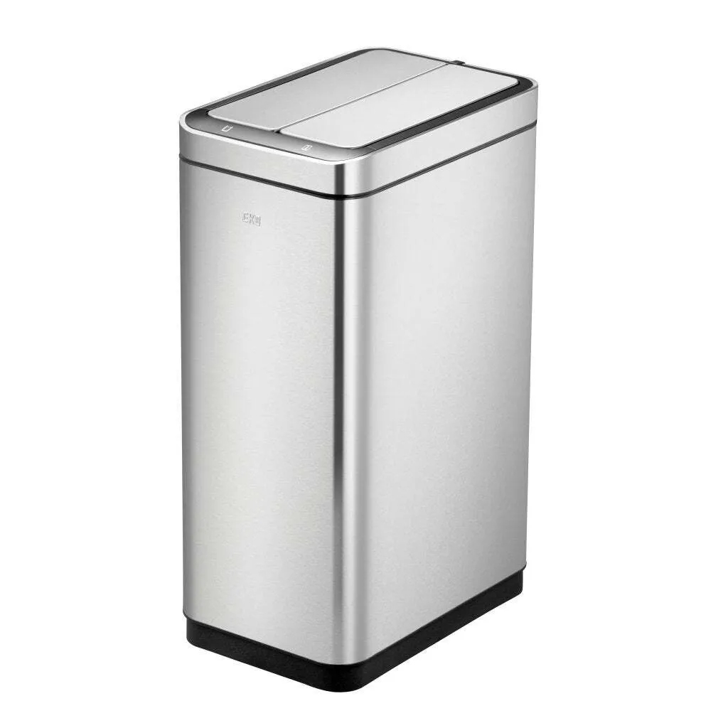 Poubelle Anti-Traces EKO Deluxe Phantom 30L Inox à Ouverture Capteur