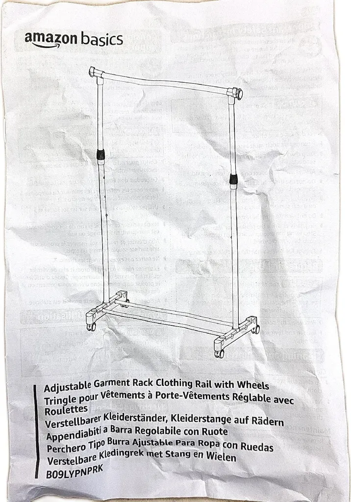 Porte-manteau Mobile pour Entrée et Chambre Réglable Chrome 145cm