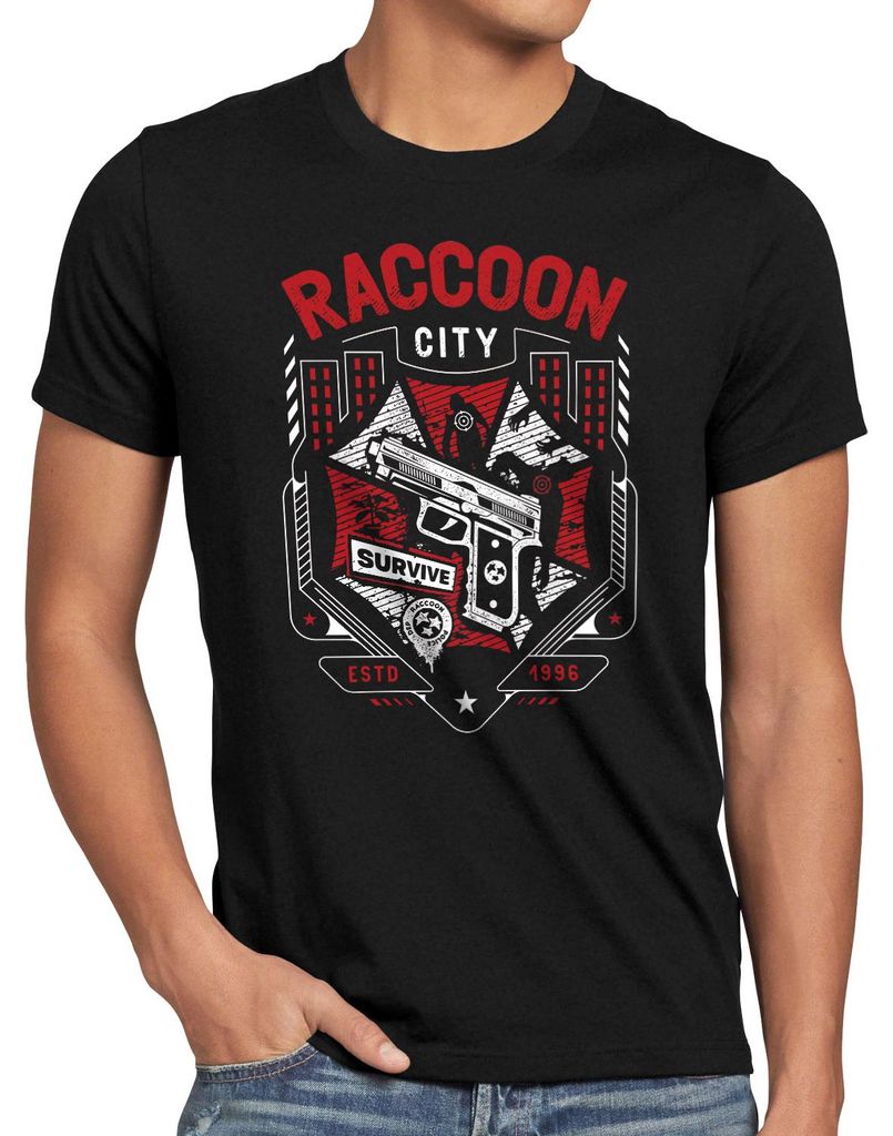 style3 The Survival Horror City Herren T-Shirt