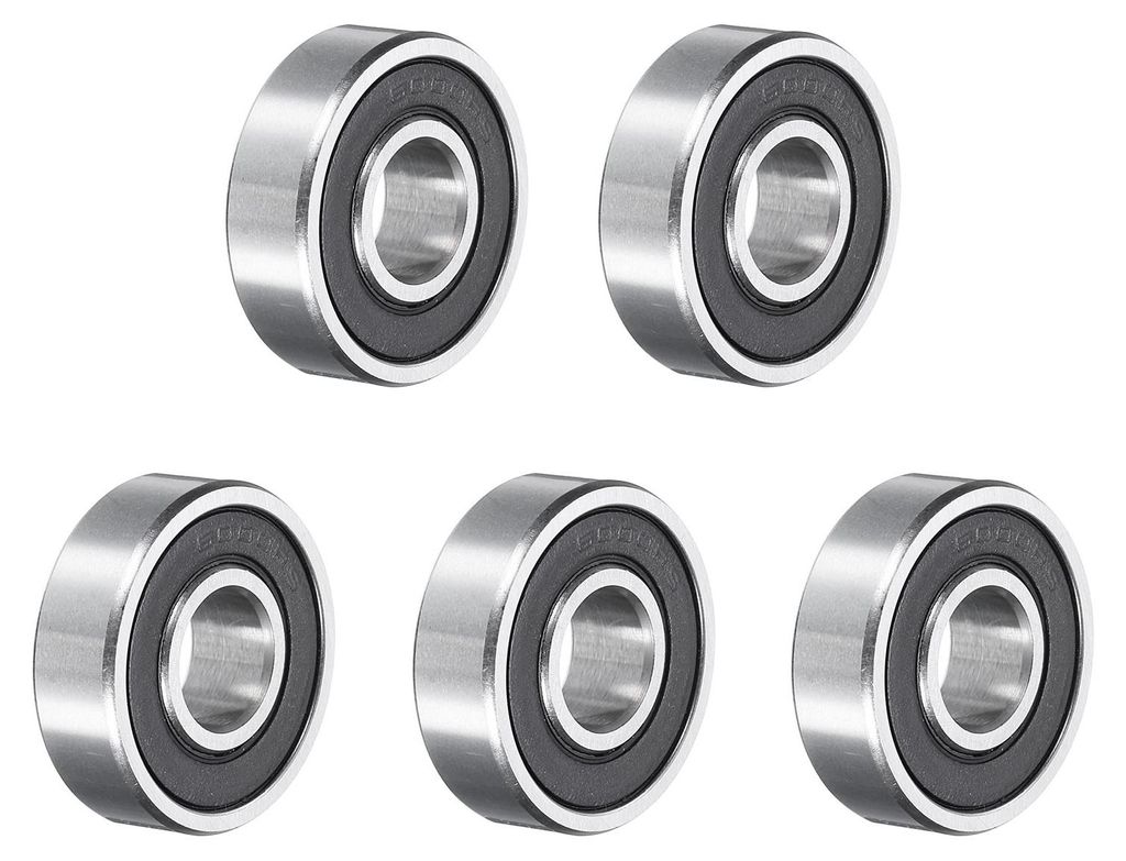 5 Stš¹ck 6000RS Kugellager 10x26x8mm Hochleistungs-Kohlenstoffstahl Doppelt abgedichtete Lager fš¹r Elektromotor, Haushaltsger?te, Gartenger?te