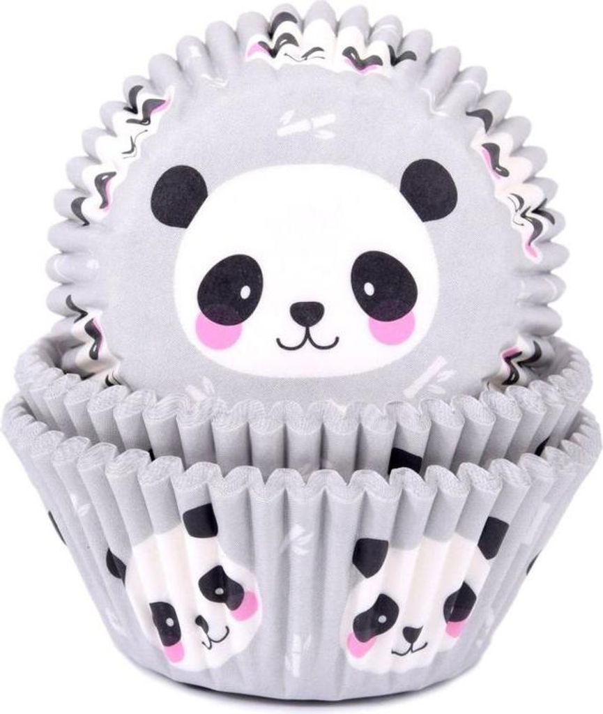 Panda Muffin-Körbchen 50x33 mm - House of Marie Produktbild 