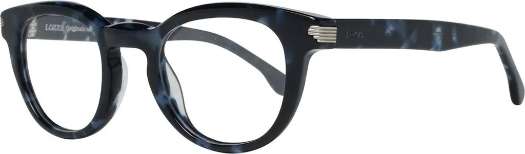 Lozza Mod. Vl4123 450Blk Lunettes de Vue Noires pour Homme Élégant