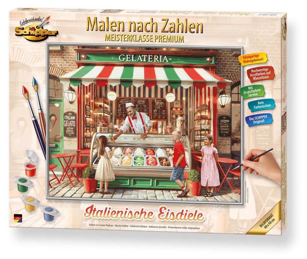 Schipper 609130932 - Malen Nach Zahlen - Italienische Eisdiele - Neu