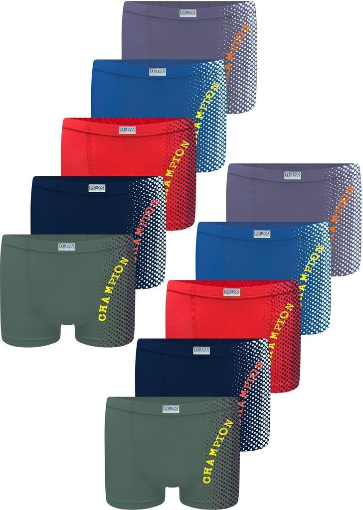 10 Jungen Boxershorts Unterhosen aus Baumwolle Unterwäsche Produktbild 