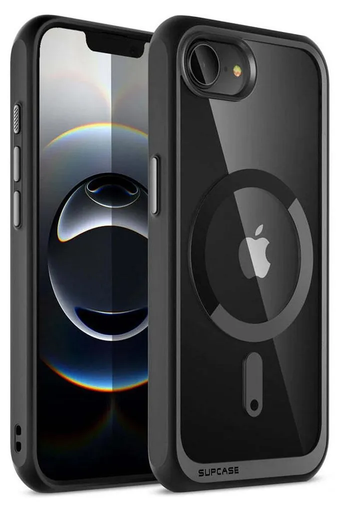 Cover iPhone 16E Supcase UB Mag Nero - Stile e Protezione MagSafe
