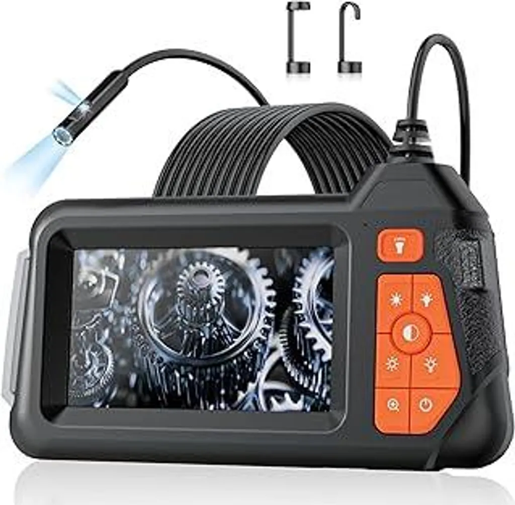 Telecamera Ispezione 1080P 5m - Endoscopio Industriale Doppia Lente IPS