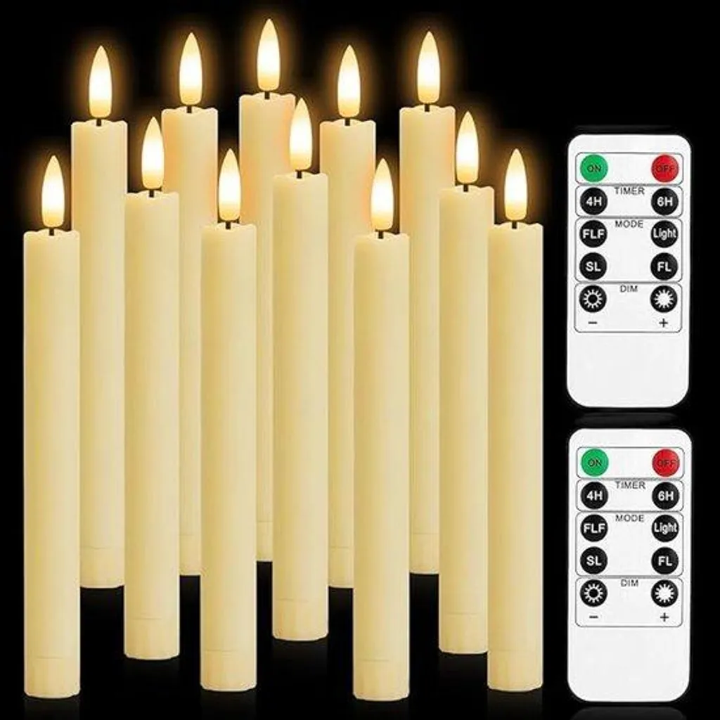 Boules lumineuses à LED lot de 12 avec minuterie 25 cm pour Halloween
