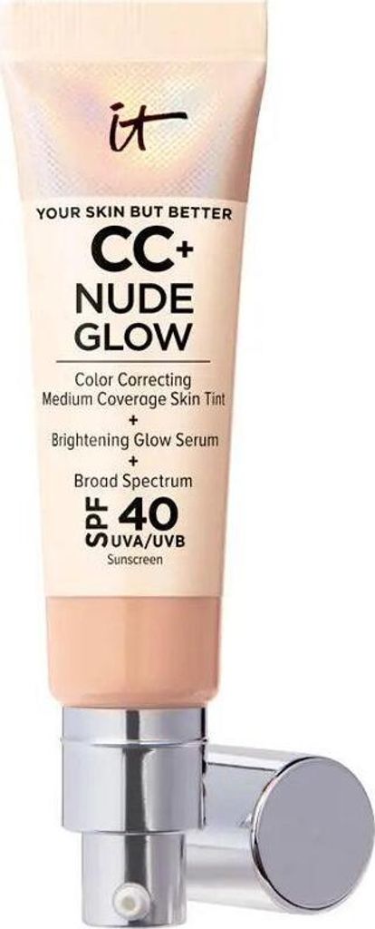 It cosmetics CC+ NUDE GLOW leichte Foundation + Glow Serum SPF40 #neutral medium