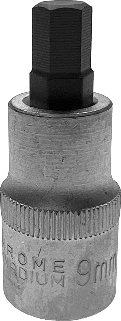 9 mm Innensechskant Steckschlüssel-Einsatz Schraubendreher-Einsatz 1/2" CV Stahl