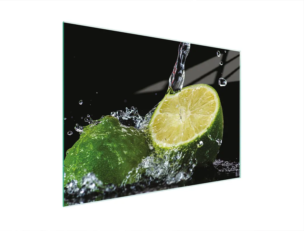 Tagliere Professionale Multiglass 30x22 Lime Nero | Copri Piano Cottura