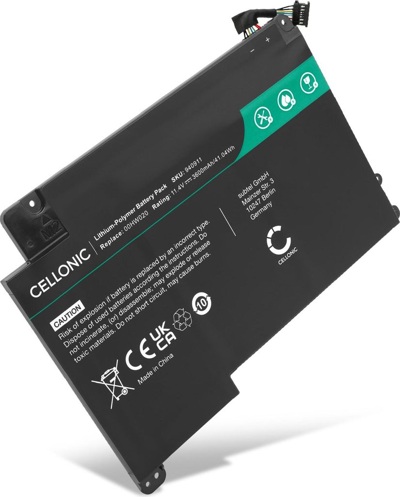 CELLONIC 1x Akku für Notebook Kompatibel mit Lenovo Produktbild 