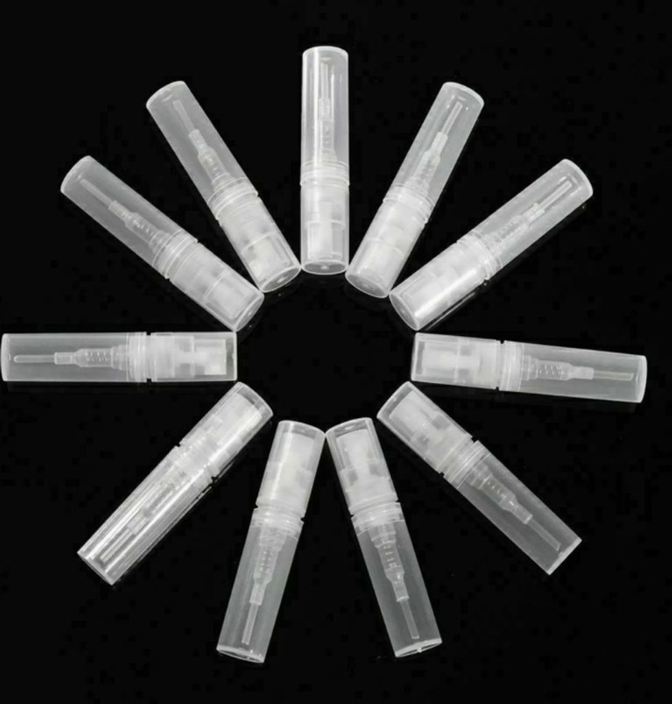 50 x 5 ml Sprühflaschen Zerstäuber Leerflaschen Parfüm Flaschen Taschenzerstäuber