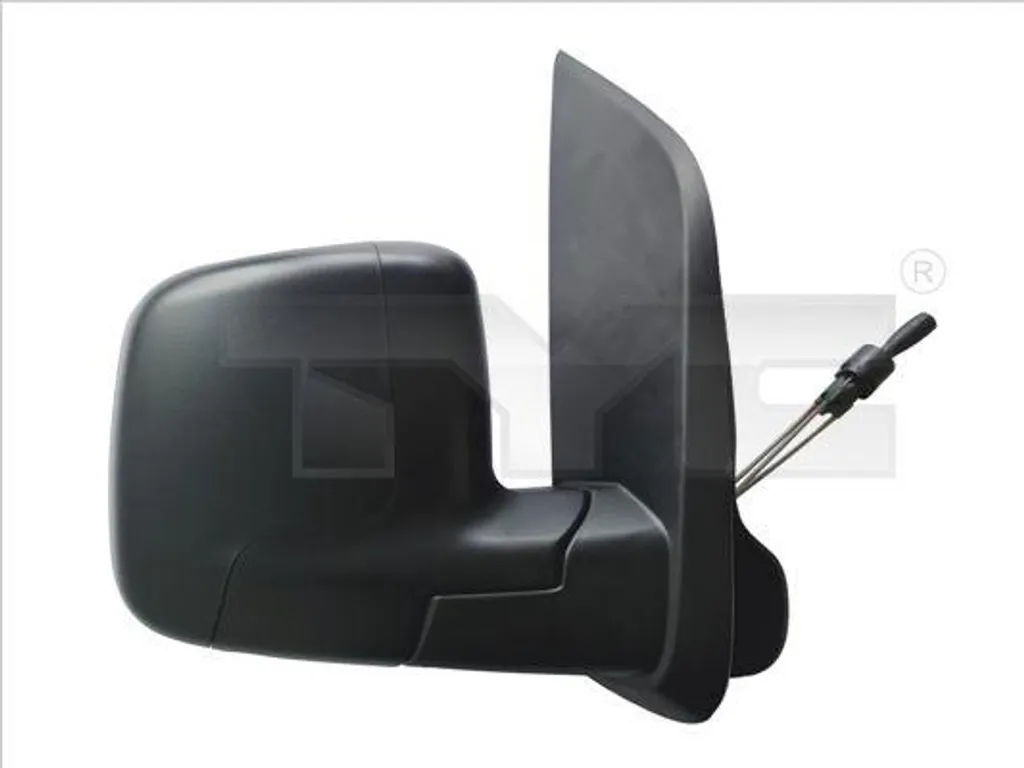 Rétroviseur extérieur complet pour Citroën Nemo et Peugeot Bipper Noir
