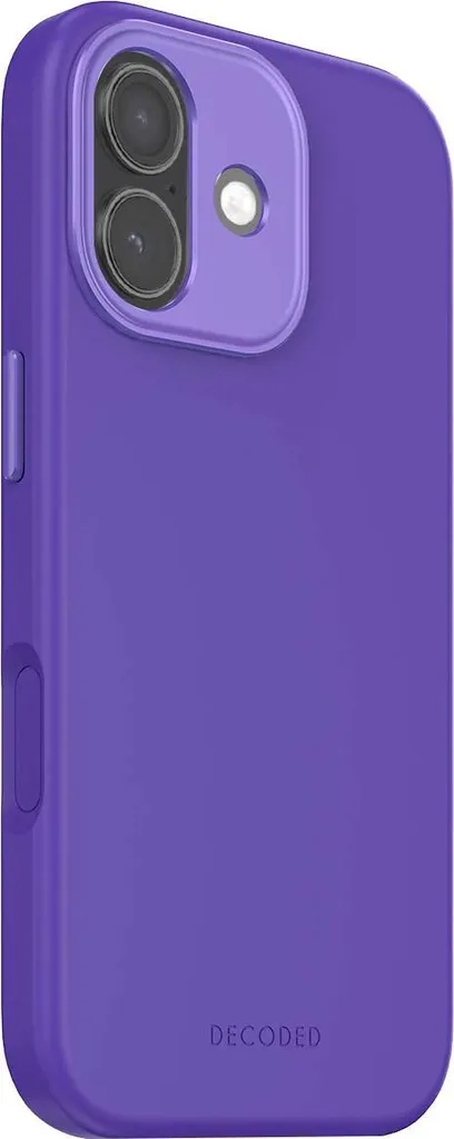 iPhone 17 : coque silicone antibactérienne violette compatible MagSafe - 2