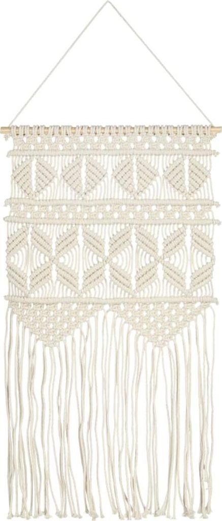 vidaXL Makramee Wandbehang 40x80 cm Baumwolle Produktbild 