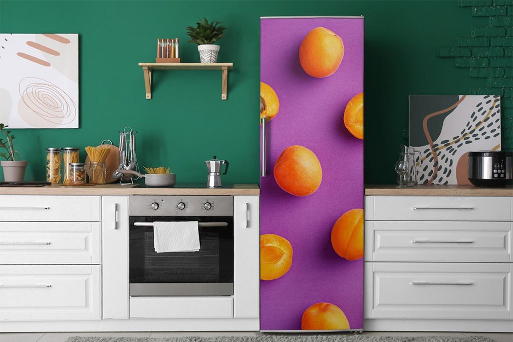 Magnete Dekorative - 60 cm x 180 cm - Küche Magnetmatte Kühlschrankmagnete - Farbige Früchte