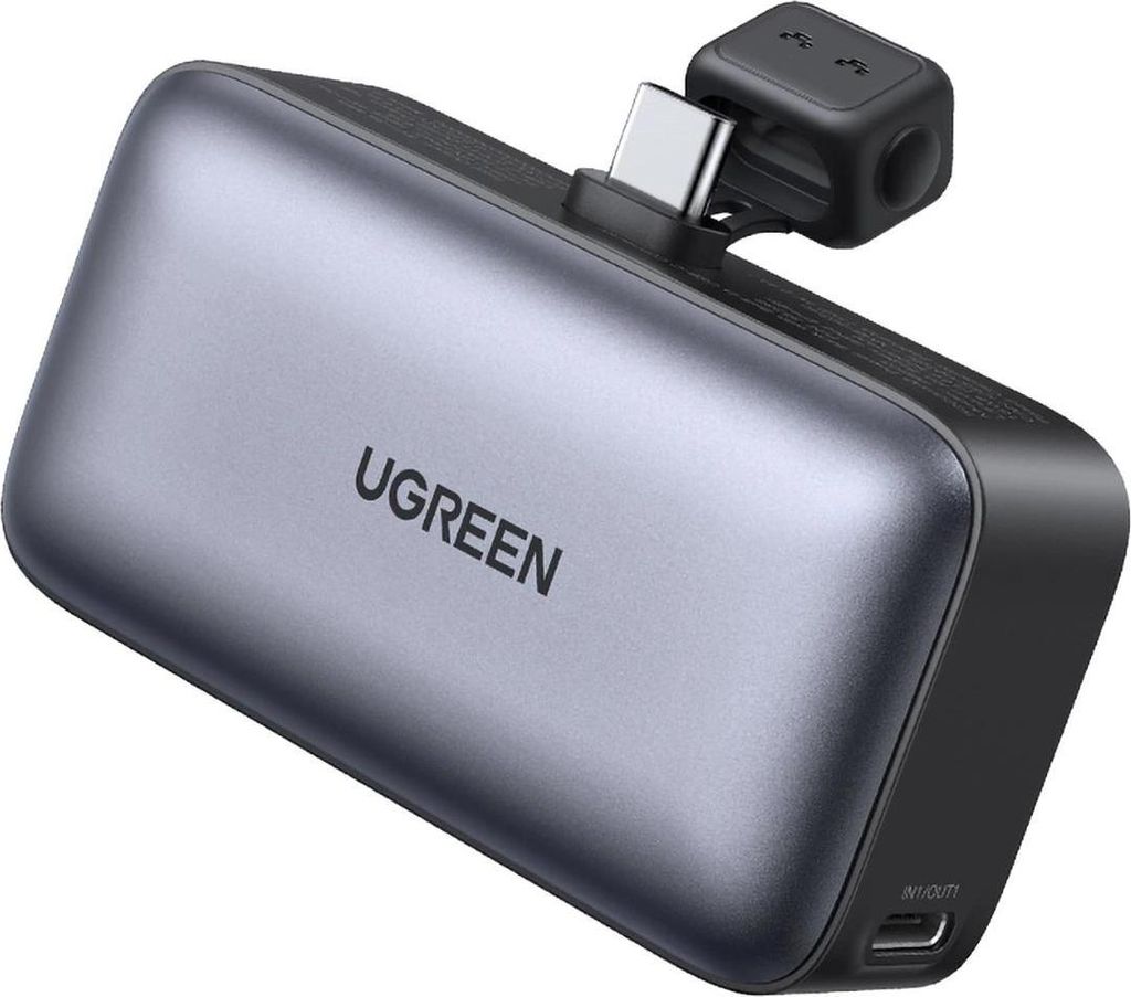 Ugreen externer Akku 5.000 mAh, 22,5 W, integrierter Produktbild 
