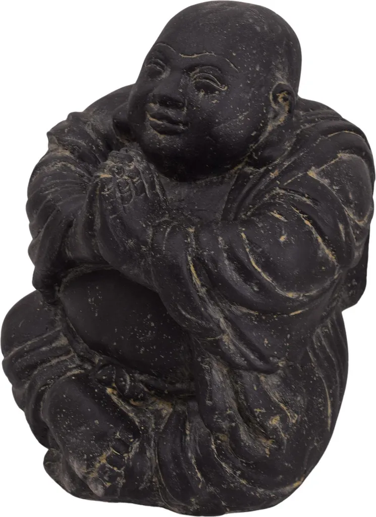 Statue Moine Shaolin Incassable et Inaltérable pour Extérieur 31x30x36cm
