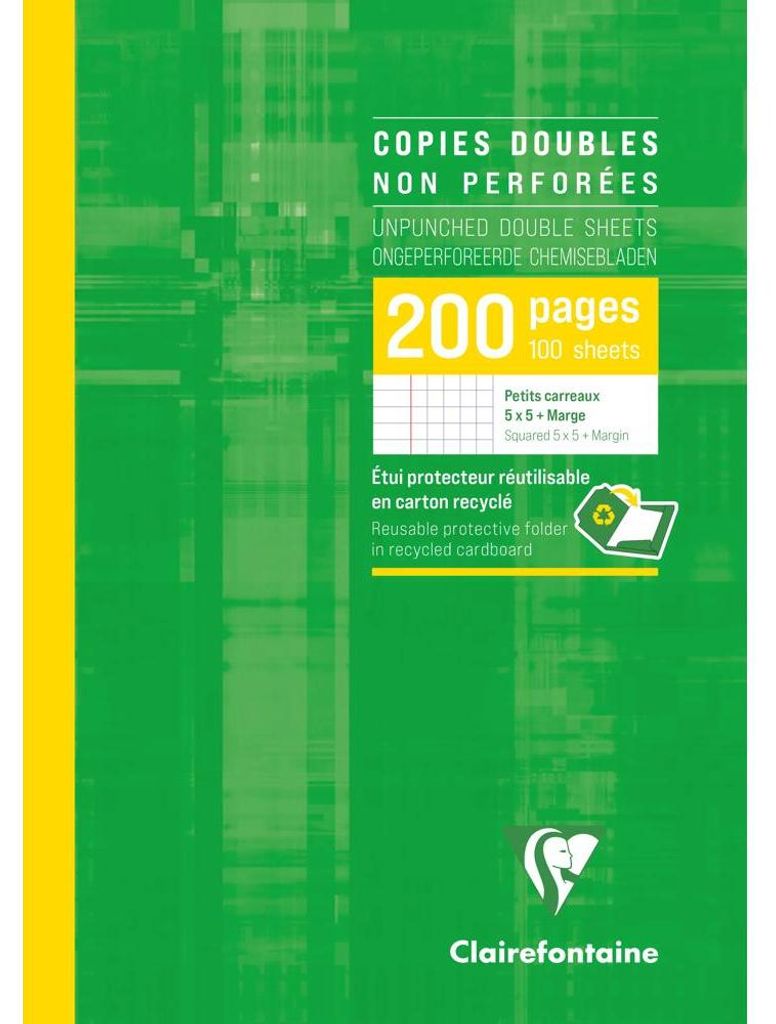 Klausurbogen 100Bbl A4 kar+Rand
