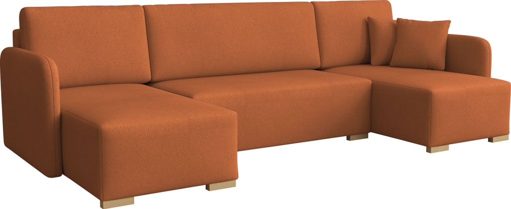 MIRJAN24 Ecksofa Como U, Polsterecke, U-Form Sofa, Polstergarnitur, Eckcouch vom Hersteller (Farbe: Velo 627)