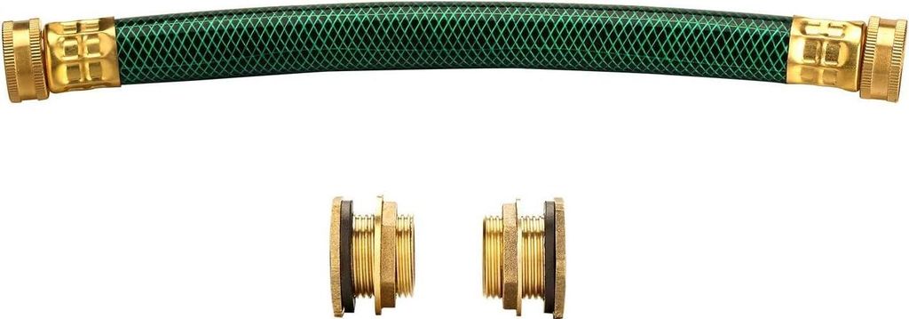 Regenton Verbindingsset - Schlauch von 33 cm - ideal für Regenwassertonnen