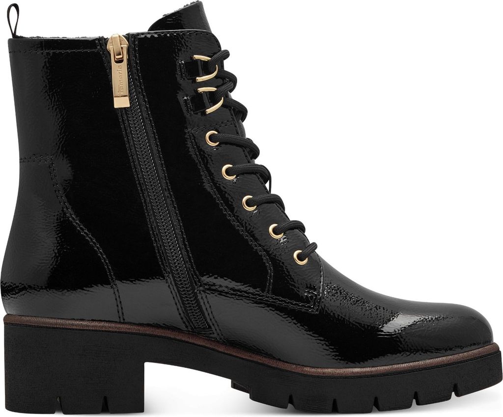 Tamaris Damen Stiefelette Schnürboots Reißverschluss Produktbild 