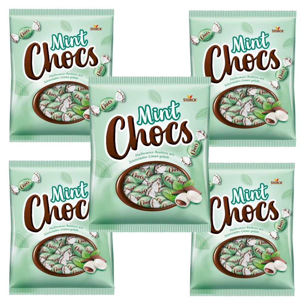 Storck Bonbons à la menthe fourrés à la crème de chocolat Image du produit 