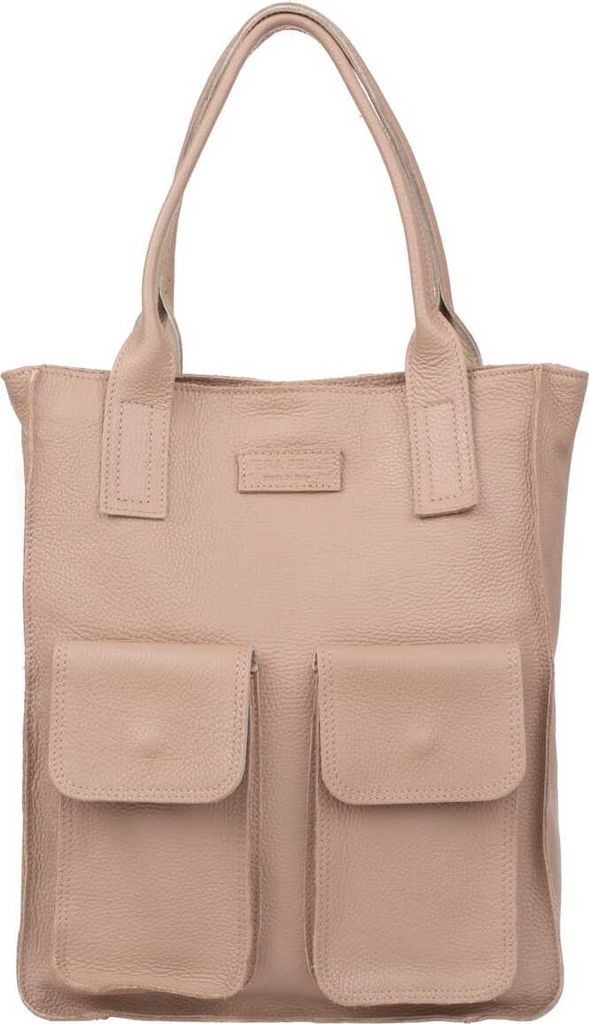 Große Shopper Ledertasche Vezze Tasca Puder Produktbild 