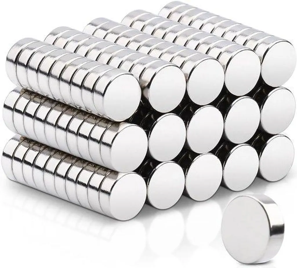 Petits Aimants Ronds en Néodyme de 6x2 mm - Lot de 150 Pièces Discrètes