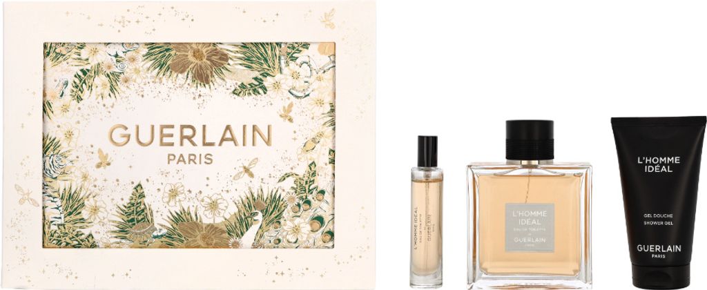 Edt Spray 100ml/Showergel 75ml/Edt Spray 10ml Guerlain L'Homme Ideal Giftset