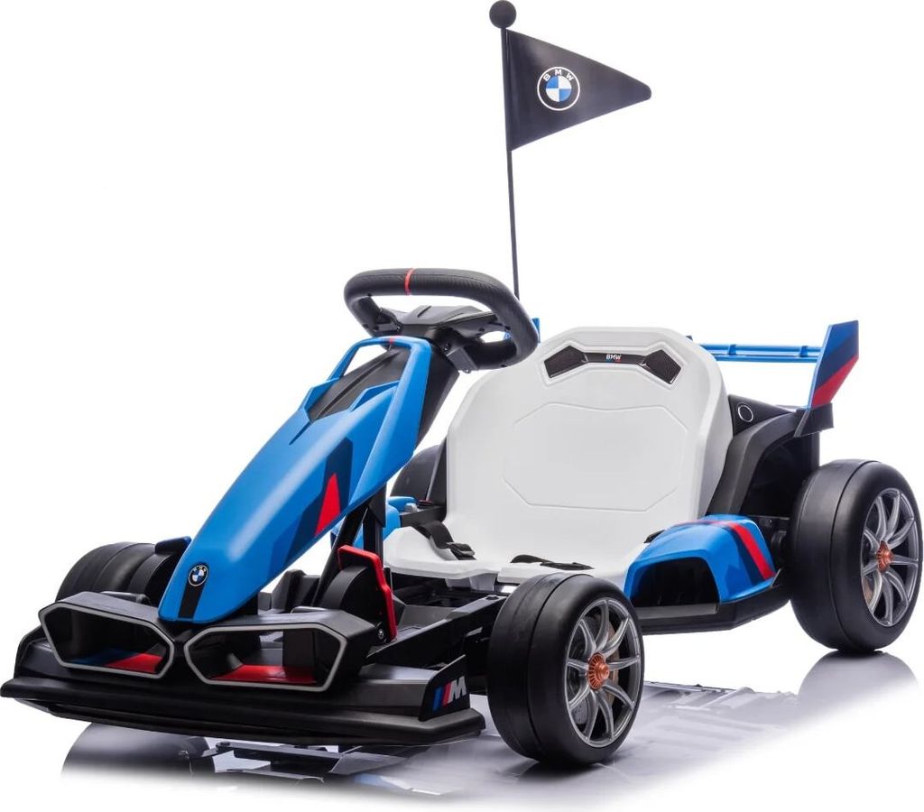Kinder Elektro-GoKart BMW - 24V Akku - 5 bis 12 Jahre - mit Driftfunktion - Blau