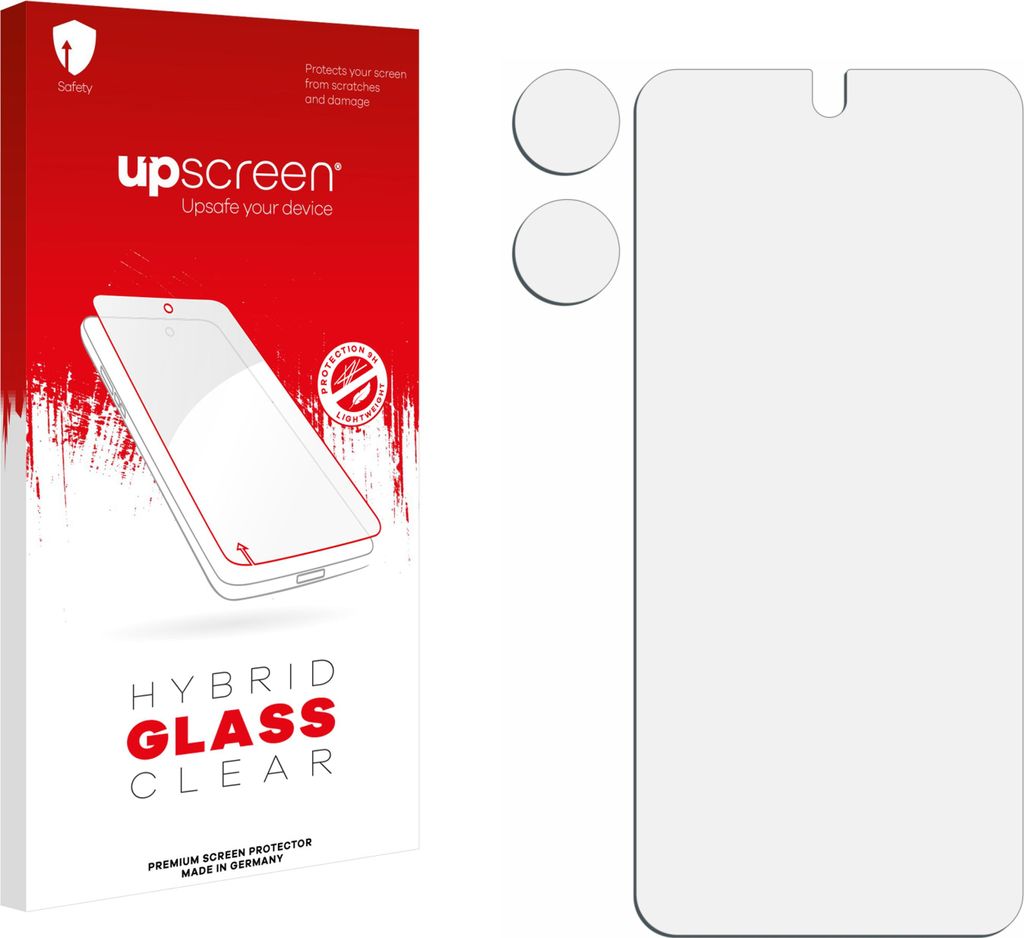 upscreen Schutzglas für Itel A80 (Display+Kamera) Schutzfolie Panzer Folie Glas Display Schutz klar